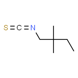 ChemSpider 2D Image | 1-Isothiocyanato-2,2-dimethylbutane | C7H13NS