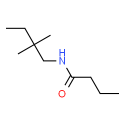 ChemSpider 2D Image | N-(2,2-Dimethylbutyl)butanamide | C10H21NO