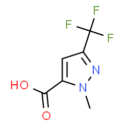 ChemSpider 2D Image | 2-Methyl-5-(trifluoromethyl)pyrazole-3-carboxylic acid | C6H5F3N2O2