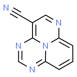 ChemSpider 2D Image | 1,3,6,9b-Tetraazaphenalene-4-carbonitrile | C10H5N5