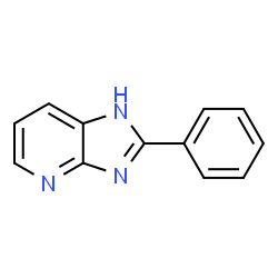 ChemSpider 2D Image | 2-Phenyl-1H-imidazo[4,5-b]pyridine | C12H9N3