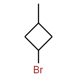 ChemSpider 2D Image | 1-Bromo-3-methylcyclobutane | C5H9Br