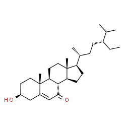 ChemSpider 2D Image | 3β-Hydroxyporiferast-5-en-7-one | C29H48O2