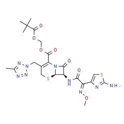 ChemSpider 2D Image | cefteram pivoxil | C22H27N9O7S2
