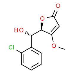 ChemSpider 2D Image | Losigamone | C12H11ClO4