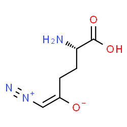 ChemSpider 2D Image | (1E,5S)-5-Amino-5-carboxy-1-diazonio-1-penten-2-olate | C6H9N3O3