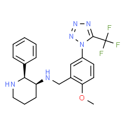 ChemSpider 2D Image | Vofopitant | C21H23F3N6O