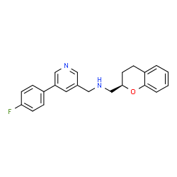 ChemSpider 2D Image | Sarizotan | C22H21FN2O