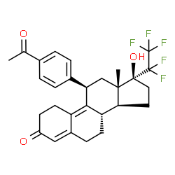 ChemSpider 2D Image | lonaprisan | C28H29F5O3