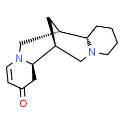 ChemSpider 2D Image | 2,3-Didehydrospartein-4-one | C15H22N2O