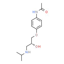 ChemSpider 2D Image | (R)-practolol | C14H22N2O3