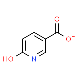 ChemSpider 2D Image | 6-Hydroxynicotinate | C6H4NO3