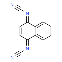 ChemSpider 2D Image | 1,4-Naphthalenediylidenedicyanamide | C12H6N4