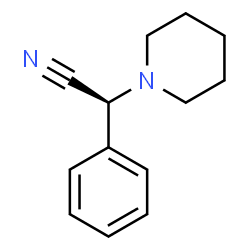 ChemSpider 2D Image | (2S)-Phenyl(1-piperidinyl)acetonitrile | C13H16N2