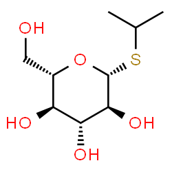 ChemSpider 2D Image | Isopropyl 1-thio-beta-L-glucopyranoside | C9H18O5S