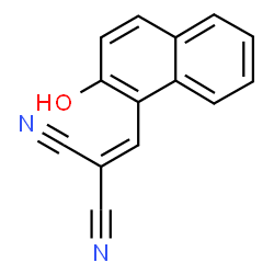 ChemSpider 2D Image | [(2-Hydroxy-1-naphthyl)methylene]malononitrile | C14H8N2O