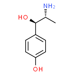 ChemSpider 2D Image | 4-[(1R,2R)-2-Amino-1-hydroxypropyl]phenol | C9H13NO2