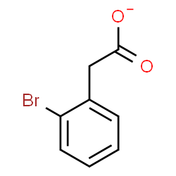 ChemSpider 2D Image | (2-Bromophenyl)acetate | C8H6BrO2