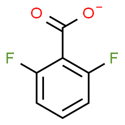 ChemSpider 2D Image | 2,6-Difluorobenzoate | C7H3F2O2