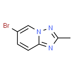 ChemSpider 2D Image | 6-Bromo-2-methyl[1,2,4]triazolo[1,5-a]pyridine | C7H6BrN3
