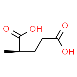 ChemSpider 2D Image | (-)-2-methylglutaric acid | C6H10O4