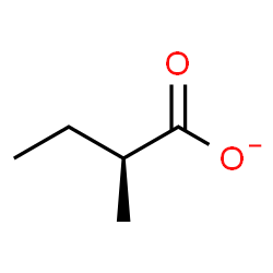 ChemSpider 2D Image | (2S)-2-Methylbutanoate | C5H9O2