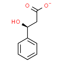 ChemSpider 2D Image | (3S)-3-Hydroxy-3-phenylpropanoate | C9H9O3