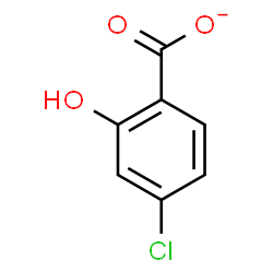ChemSpider 2D Image | 4-Chloro-2-hydroxybenzoate | C7H4ClO3