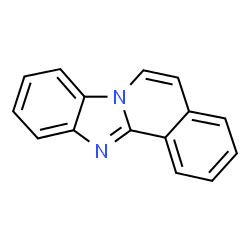 ChemSpider 2D Image | benzimidazo(2,1-a)isoquinoline | C15H10N2