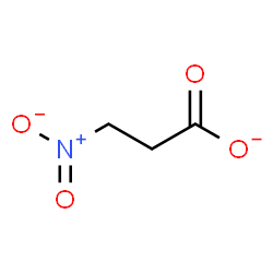 ChemSpider 2D Image | 3-Nitropropanoate | C3H4NO4