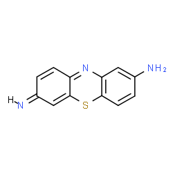 ChemSpider 2D Image | (3E)-3-Imino-3H-phenothiazin-8-amine | C12H9N3S
