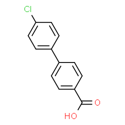 ChemSpider 2D Image | 4'-Chloro-4-biphenylcarboxylic acid | C13H9ClO2