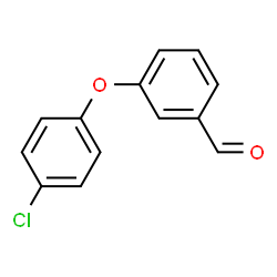 ChemSpider 2D Image | 3-(4-Chlorophenoxy)benzaldehyde | C13H9ClO2