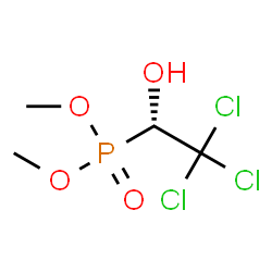 ChemSpider 2D Image | Dimethyl [(1S)-2,2,2-trichloro-1-hydroxyethyl]phosphonate | C4H8Cl3O4P