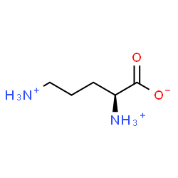 ChemSpider 2D Image | (2S)-2,5-Diammoniopentanoate | C5H13N2O2