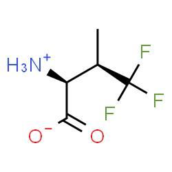 ChemSpider 2D Image | (2S,3R)-2-Ammonio-4,4,4-trifluoro-3-methylbutanoate | C5H8F3NO2