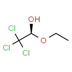 ChemSpider 2D Image | (1S)-2,2,2-Trichloro-1-ethoxyethanol | C4H7Cl3O2
