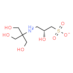 ChemSpider 2D Image | (2R)-3-{[1,3-Dihydroxy-2-(hydroxymethyl)-2-propanyl]ammonio}-2-hydroxy-1-propanesulfonate | C7H17NO7S