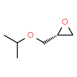 ChemSpider 2D Image | (2R)-2-(Isopropoxymethyl)oxirane | C6H12O2