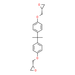 ChemSpider 2D Image | (2R,2'R)-2,2'-[2,2-Propanediylbis(4,1-phenyleneoxymethylene)]dioxirane | C21H24O4