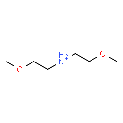 ChemSpider 2D Image | 2-Methoxy-N-(2-methoxyethyl)ethanaminium | C6H16NO2