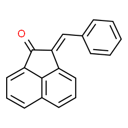 ChemSpider 2D Image | (2E)-2-Benzylidene-1(2H)-acenaphthylenone | C19H12O