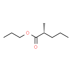 ChemSpider 2D Image | Propyl (2R)-2-methylpentanoate | C9H18O2