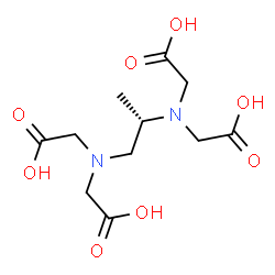 ChemSpider 2D Image | 2,2',2'',2'''-[(2S)-1,2-Propanediyldinitrilo]tetraacetic acid | C11H18N2O8