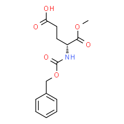 ChemSpider 2D Image | (4R)-4-{[(Benzyloxy)carbonyl]amino}-5-methoxy-5-oxopentanoic acid | C14H17NO6