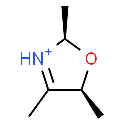 ChemSpider 2D Image | (2R,5S)-2,4,5-Trimethyl-2,5-dihydro-1,3-oxazol-3-ium | C6H12NO