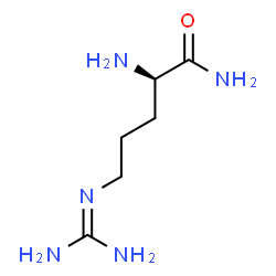 ChemSpider 2D Image | N~5~-(Diaminomethylene)-D-ornithinamide | C6H15N5O