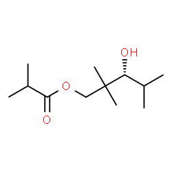 ChemSpider 2D Image | (3R)-3-Hydroxy-2,2,4-trimethylpentyl 2-methylpropanoate | C12H24O3