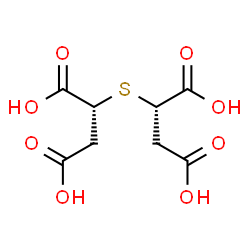 ChemSpider 2D Image | (2S,2'S)-2,2'-Sulfanediyldisuccinic acid | C8H10O8S
