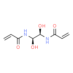 ChemSpider 2D Image | N,N'-[(1R,2R)-1,2-Dihydroxy-1,2-ethanediyl]bisacrylamide | C8H12N2O4